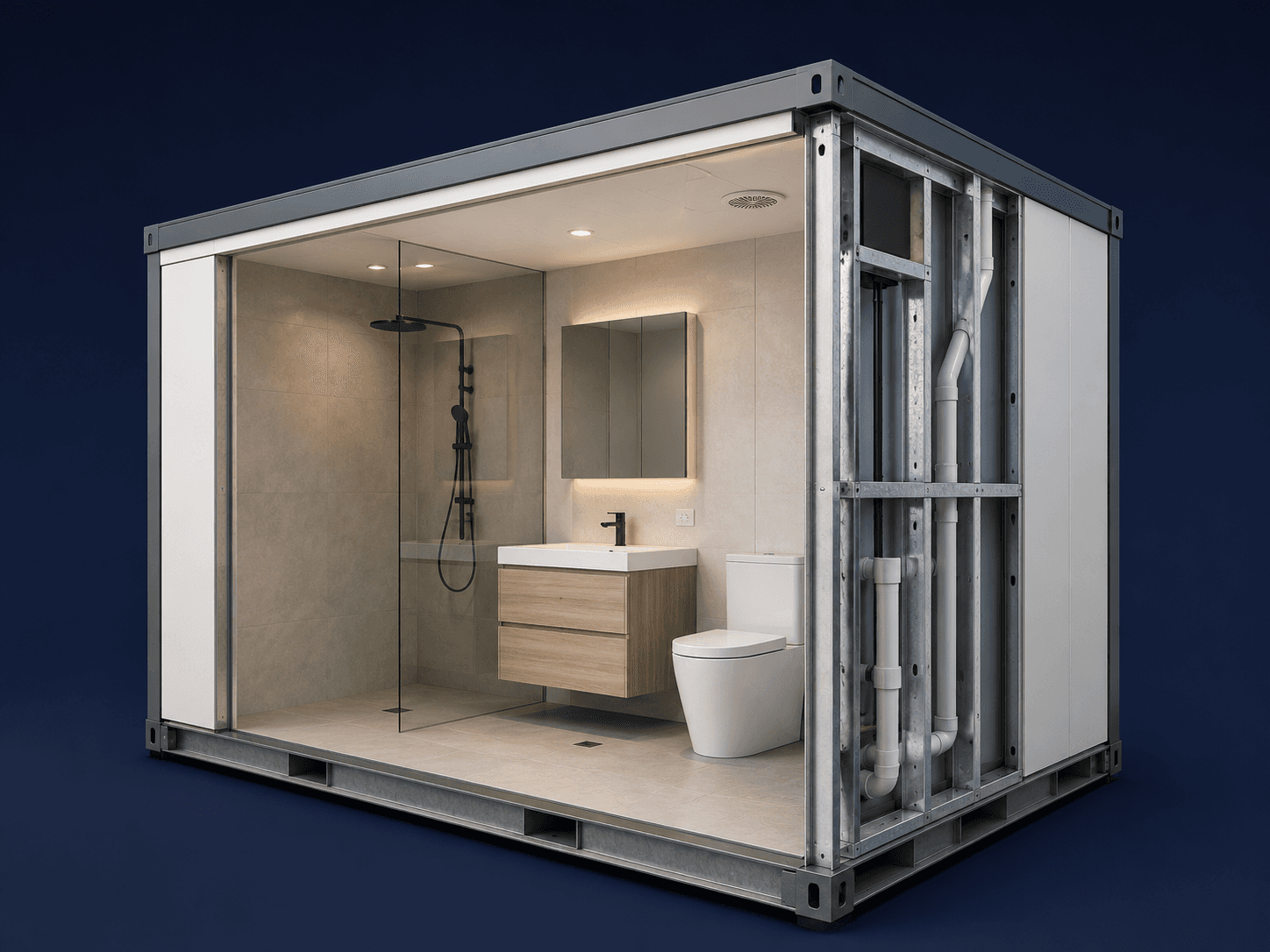 Pre-Fabricated Bathroom Pods